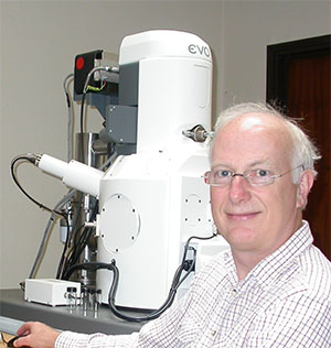 Nick Working with an Electron Microscope