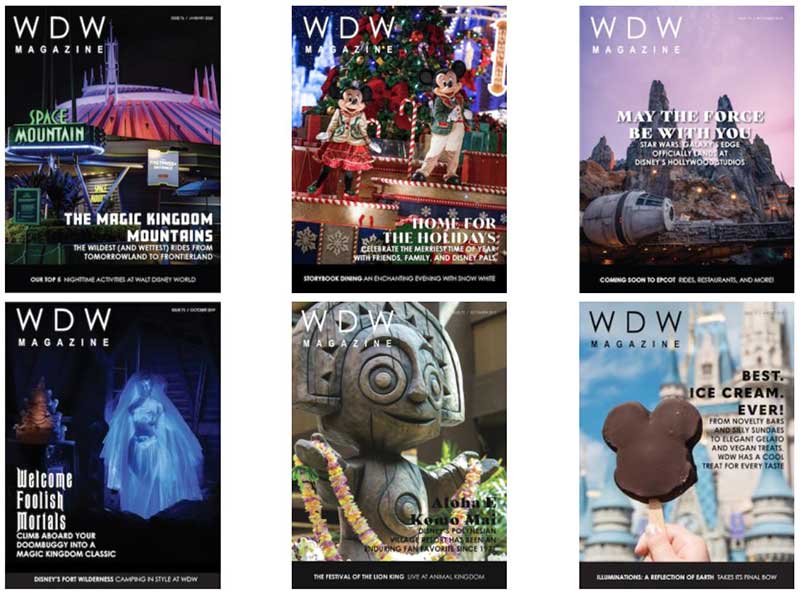 Online Travel Magazine cover images